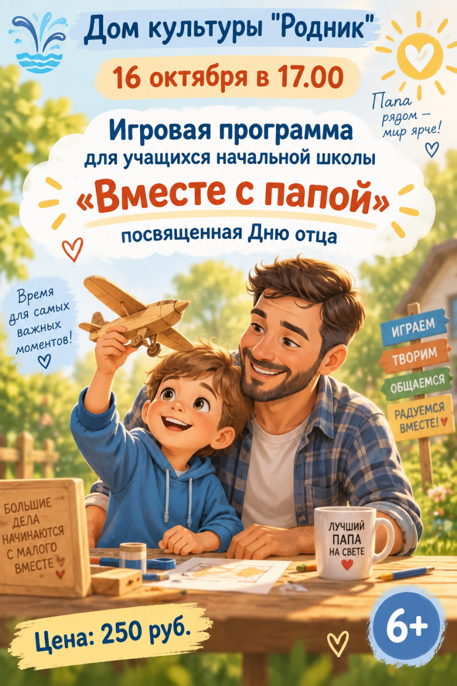 Игровая программа «Вместе с папой»